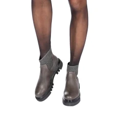 Ankle Bootie Ombreggiato Anthracite