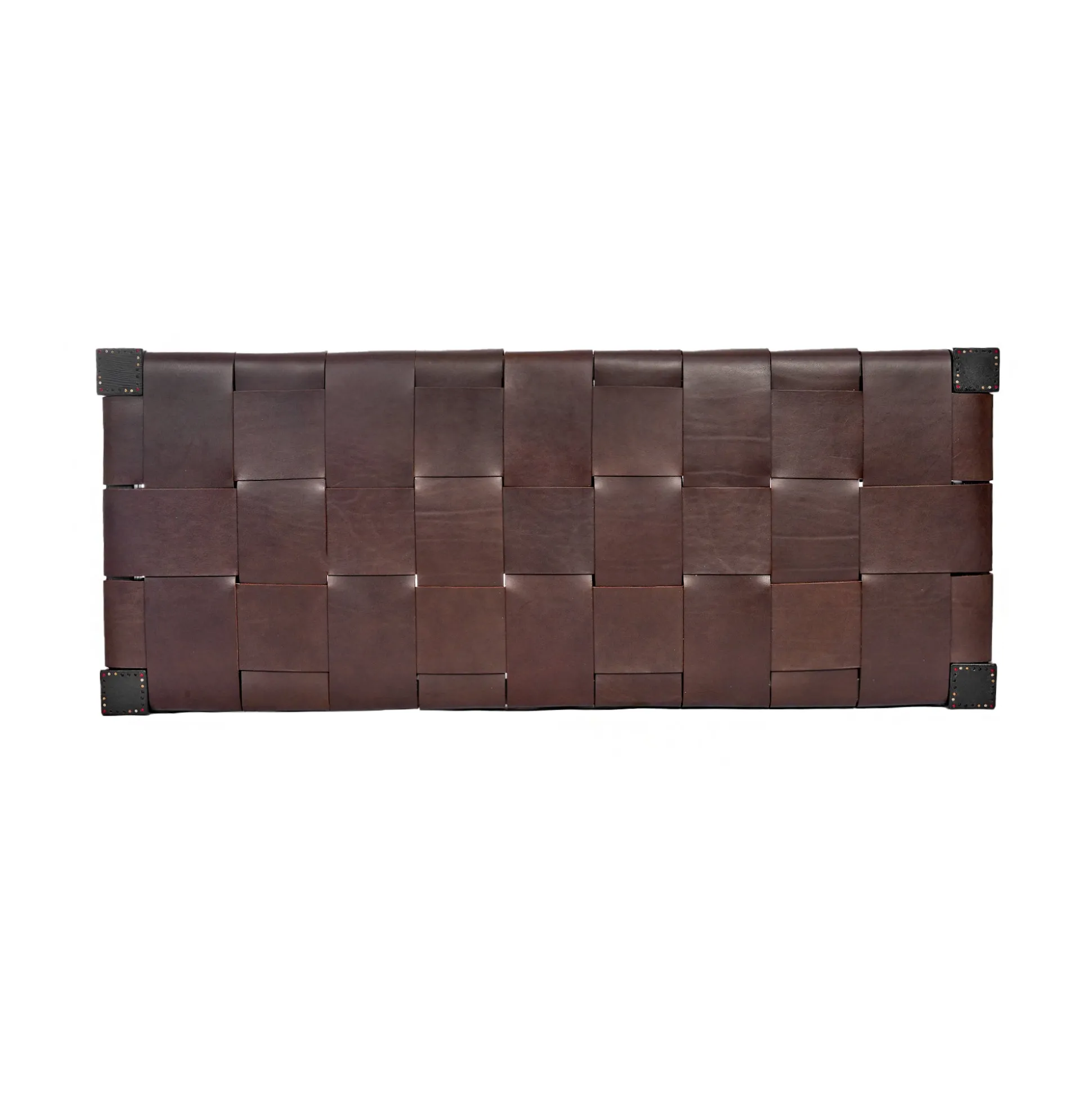 Bench Regular Cuoio Incrociato Ebony