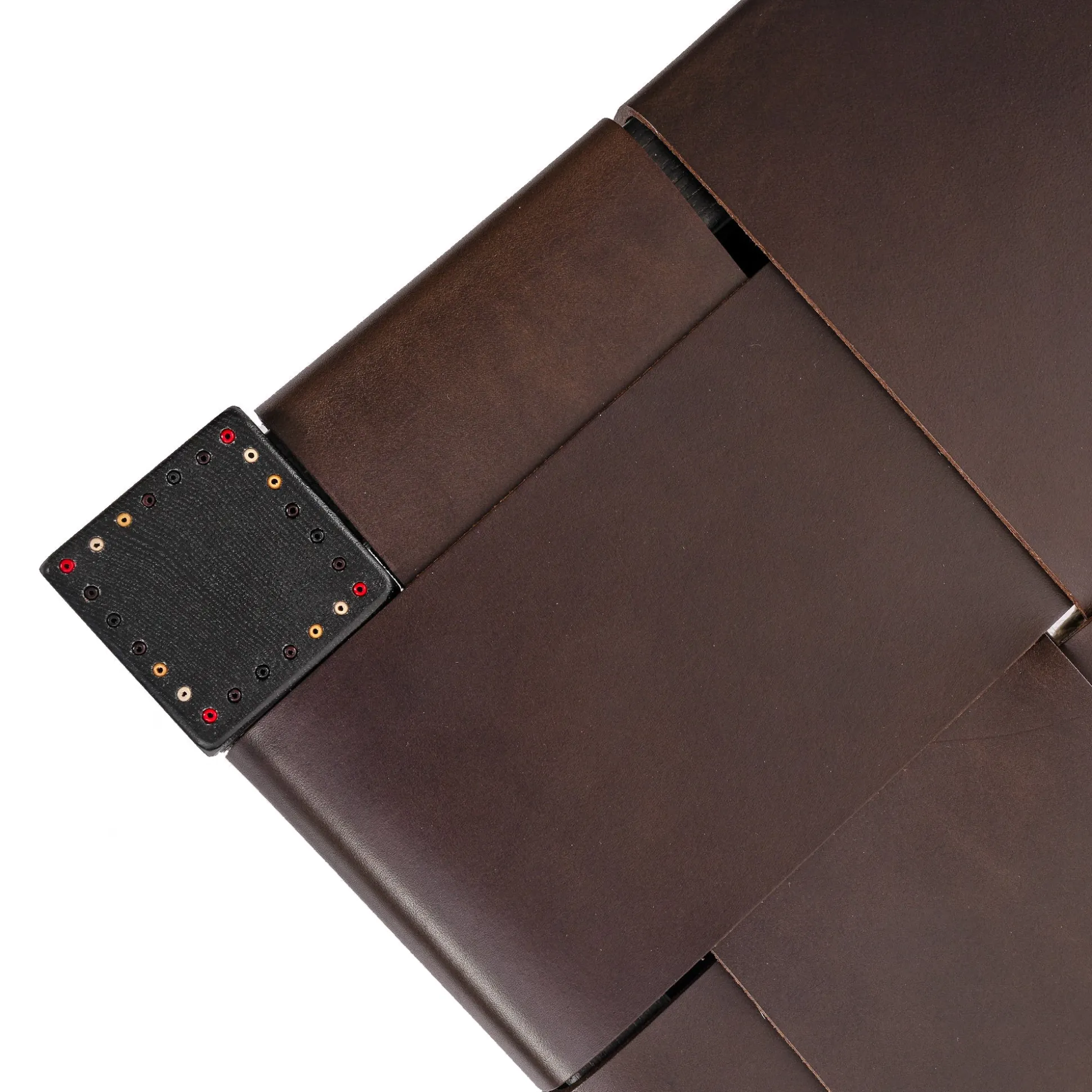 Bench Regular Cuoio Incrociato Ebony