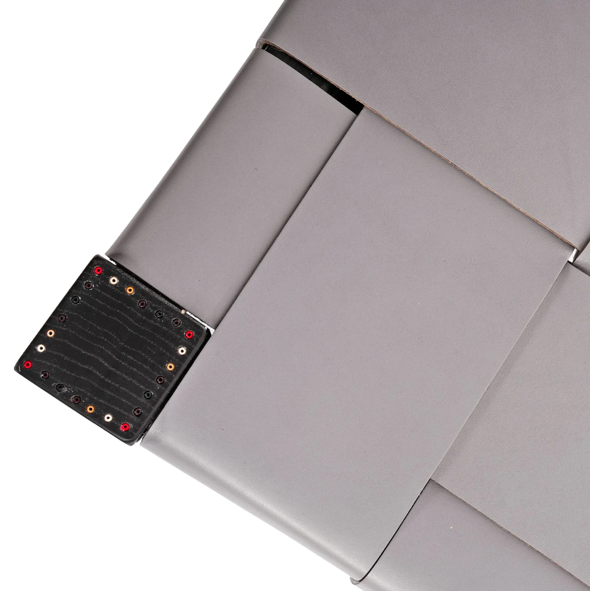 Bench Regular Cuoio Incrociato Anthracite