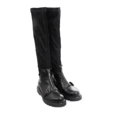 Boot Fibbia Stretch Stellare Metal Wash Black