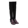 Boot Suede Stretch Black