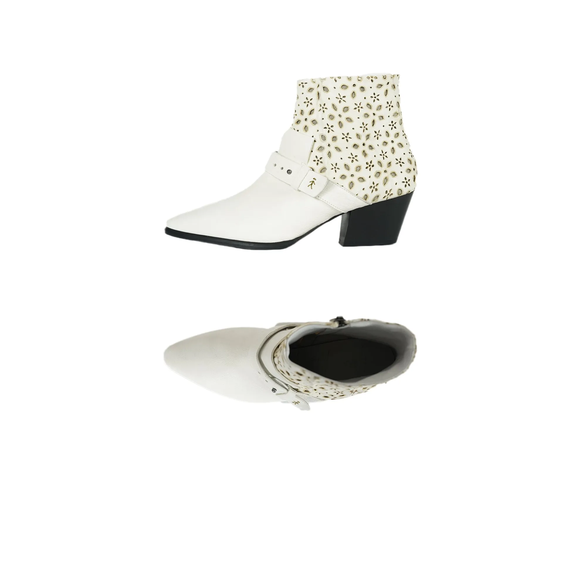 Bootie Baku Chalk White