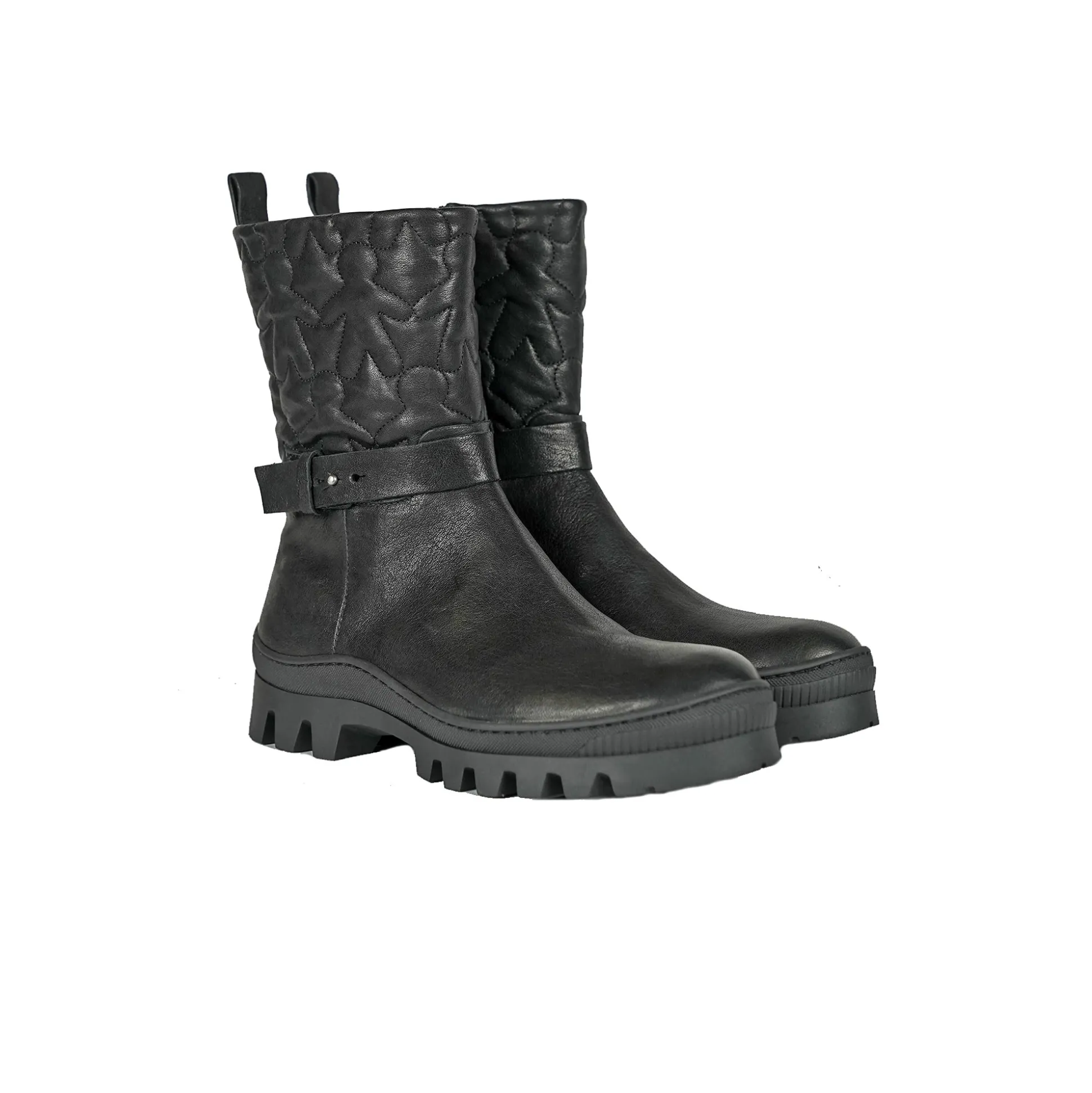 Bootie Omino Trapuntato Black