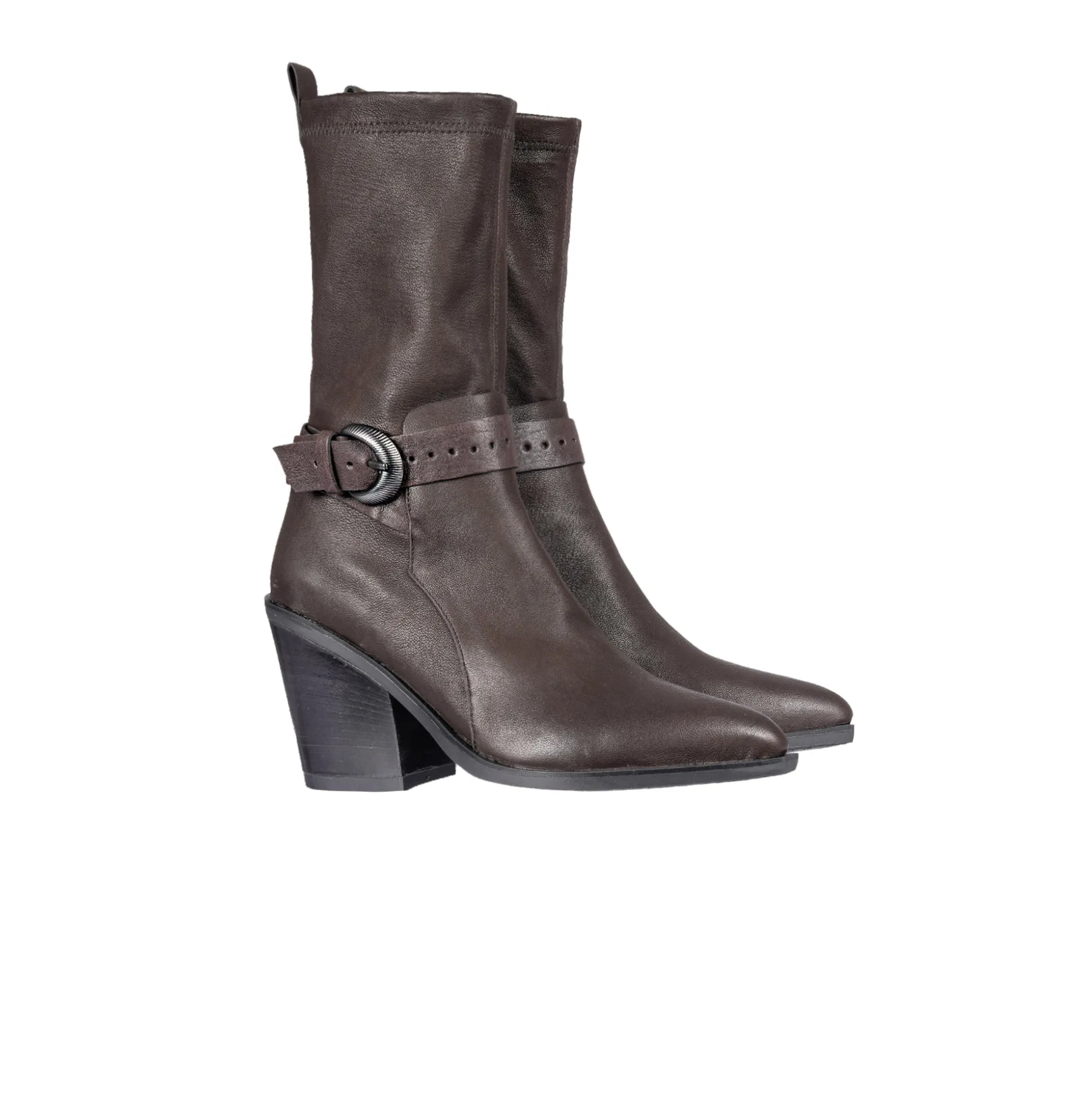 Bootie Stretch Nappa Coffee