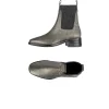 Bootie Vegetal Lamè Lead