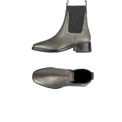 Bootie Vegetal Lamè Lead