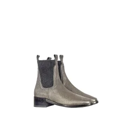Bootie Vegetal Lamè Lead