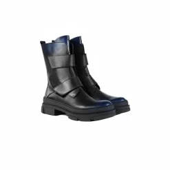 Brushed Combat Boot Electric Blue
