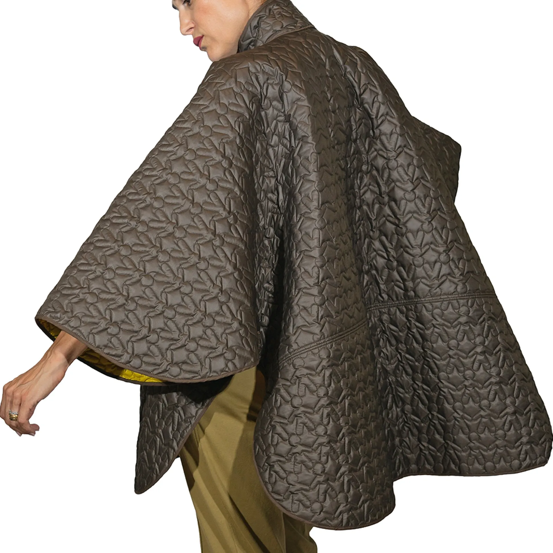 Cape Omino Nylon Dark Brown
