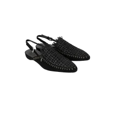 Chanel Greca Intreccio Rete Suede Black
