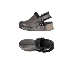 Chanel Platform Clog Fur Ombreggiato Bronze