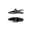 Chanel Shoe Fibbie Spazzolato Brandy