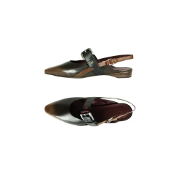 Chanel Shoe Fibbie Spazzolato Brandy