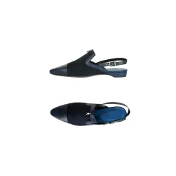 Chanel Shoe Suede Deep Blue