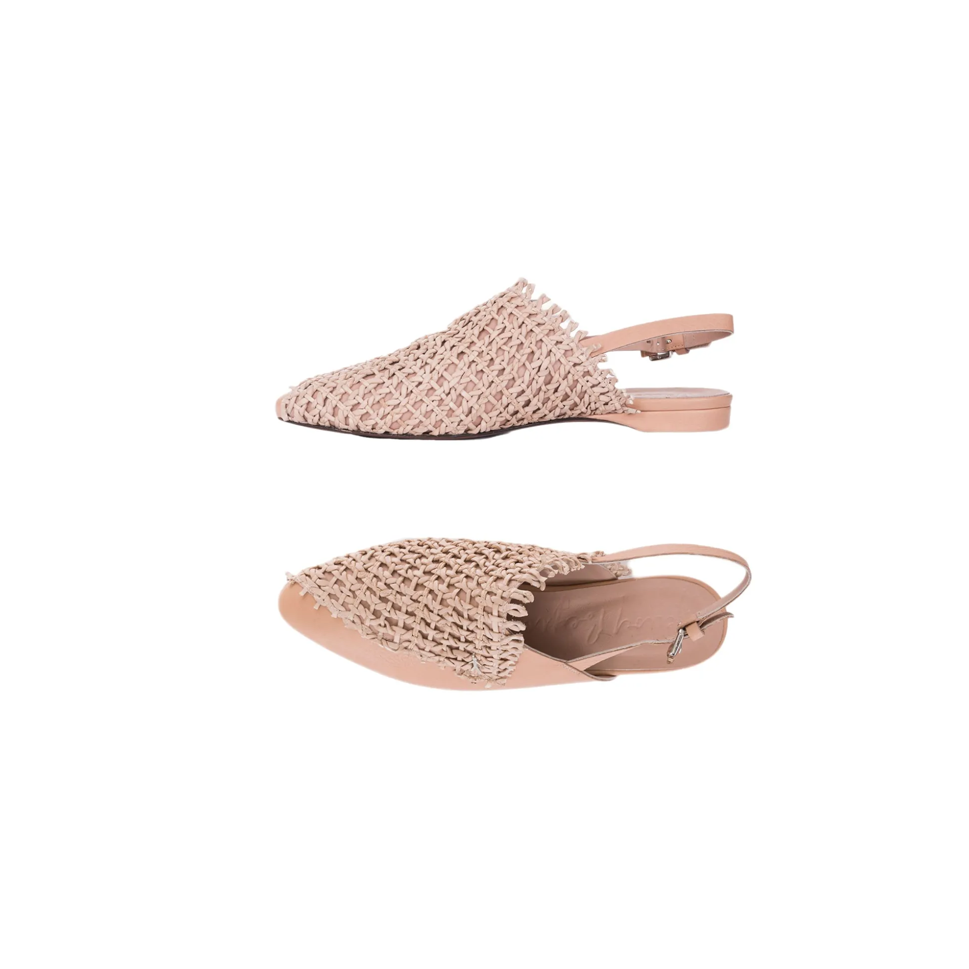 Chanel Shoes Intreccio Rete Fard