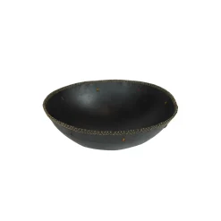 Ciotola Omini L Cuoio Nero