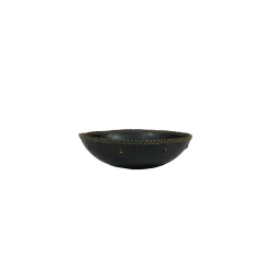 Ciotola Omini S Cuoio Nero