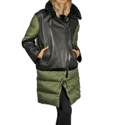 Down-Filled Coat Pacaja Black / Green