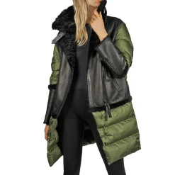 Down-Filled Coat Pacaja Black / Green