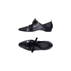 Flat Shoes Metal Sport Black