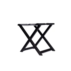 Foldable Stool Cuoio Black