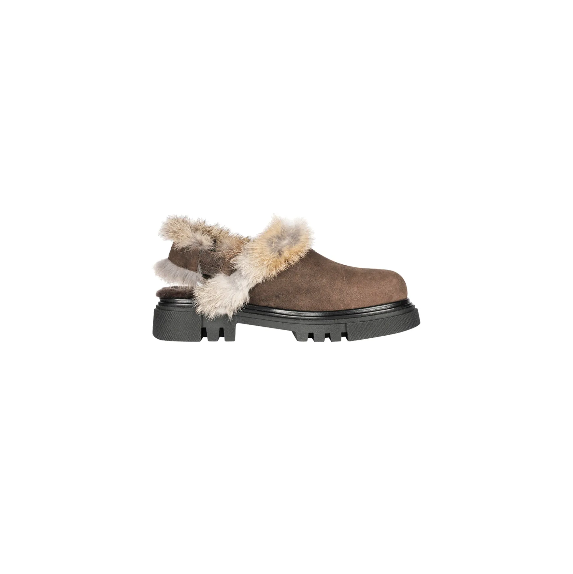Fur Clogs Grattato