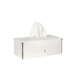Kleenex Box Cuoio White