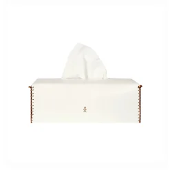Kleenex Box Cuoio White