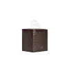 Kleenex Box Square Croco Ebano