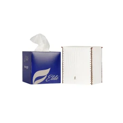 Kleenex Box Square Croco White