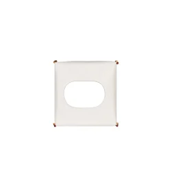 Kleenex Box Square Croco White