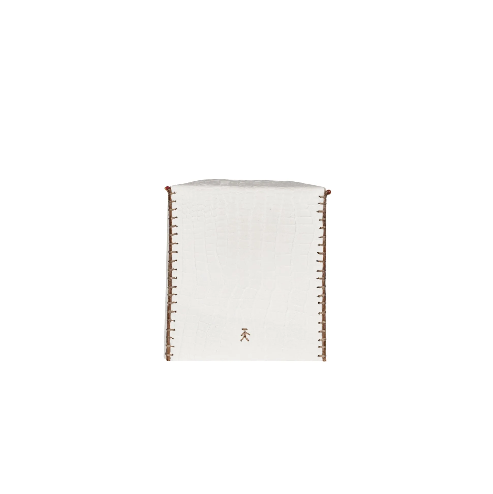 Kleenex Box Square Croco White