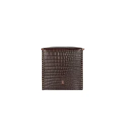 Kleenex Box Square Croco Ebano