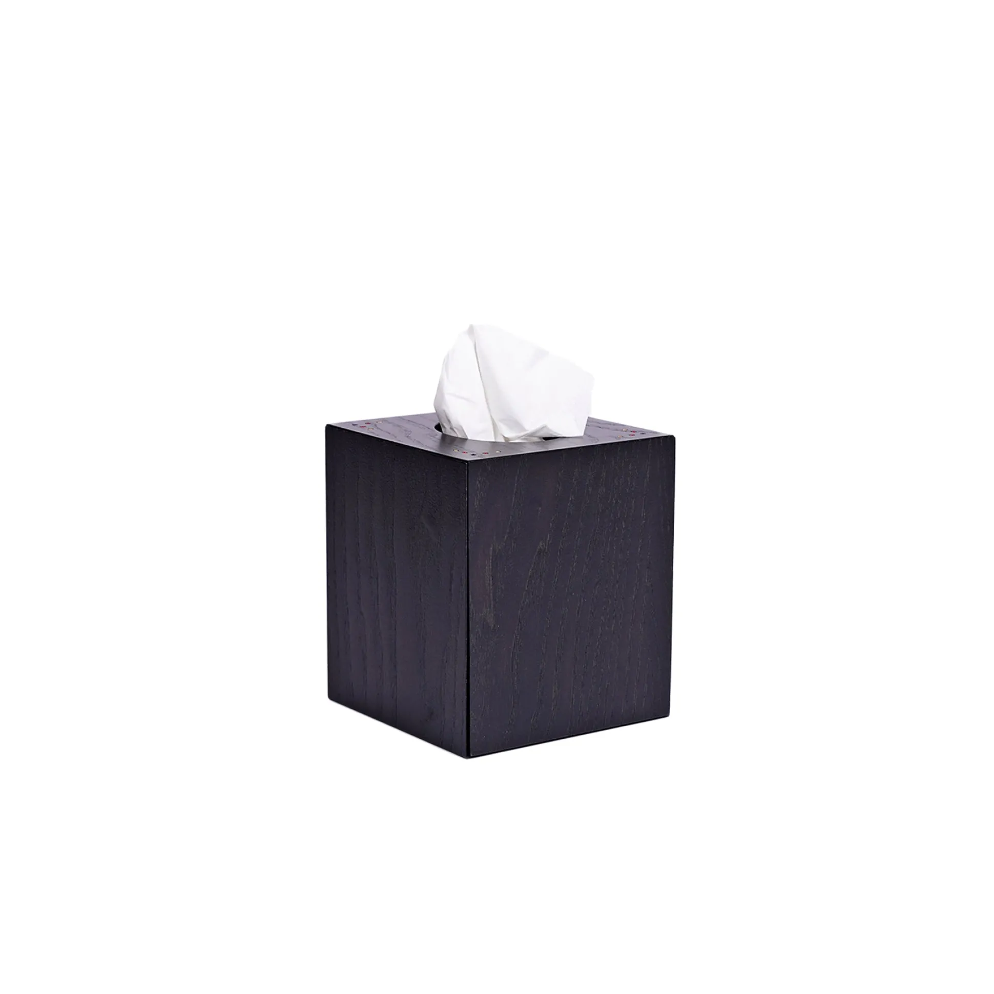 Kleenex Box Wood Black