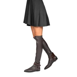 Knee Boot Old Iron Stretch