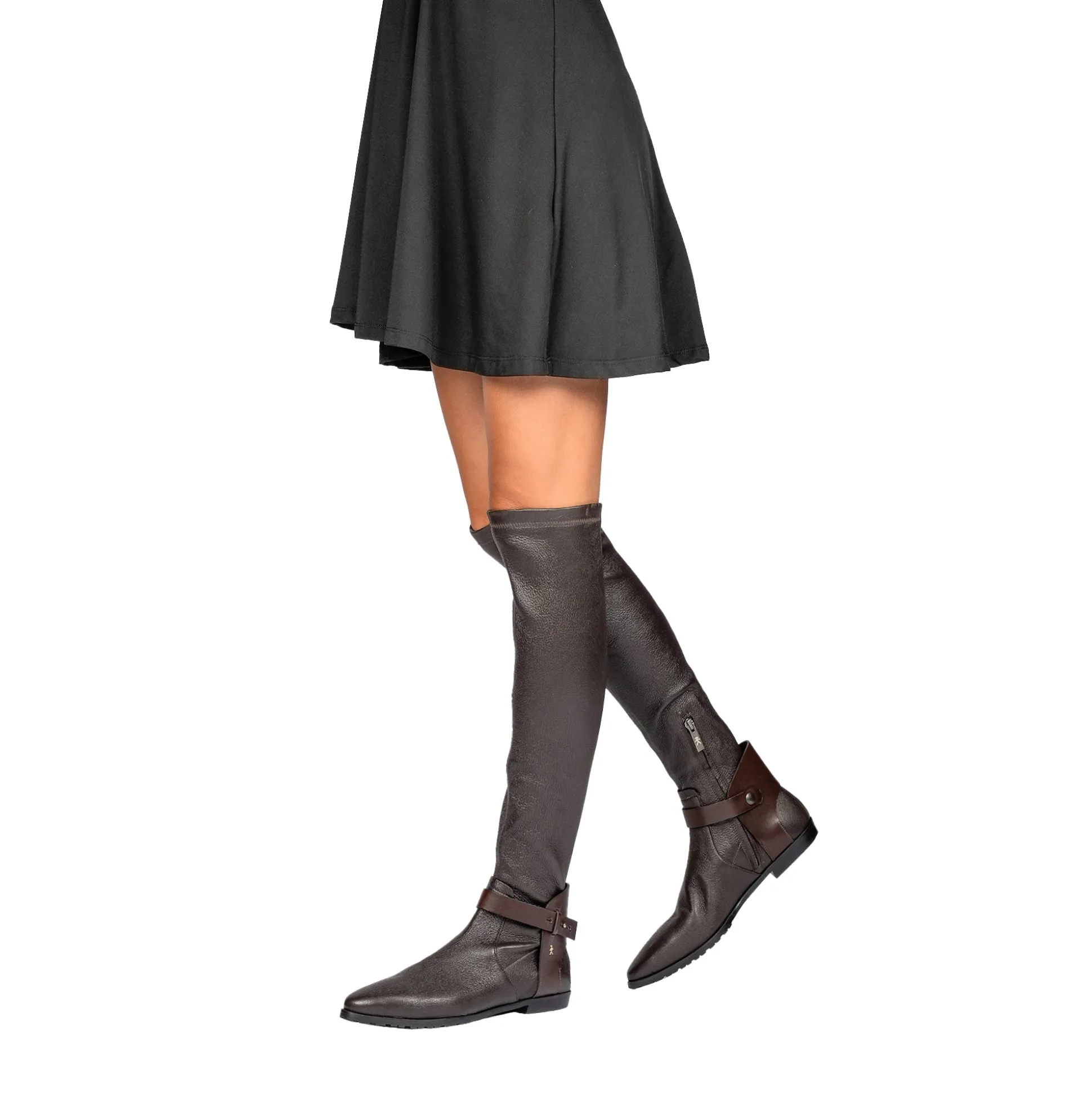 Knee Boot Old Iron Stretch