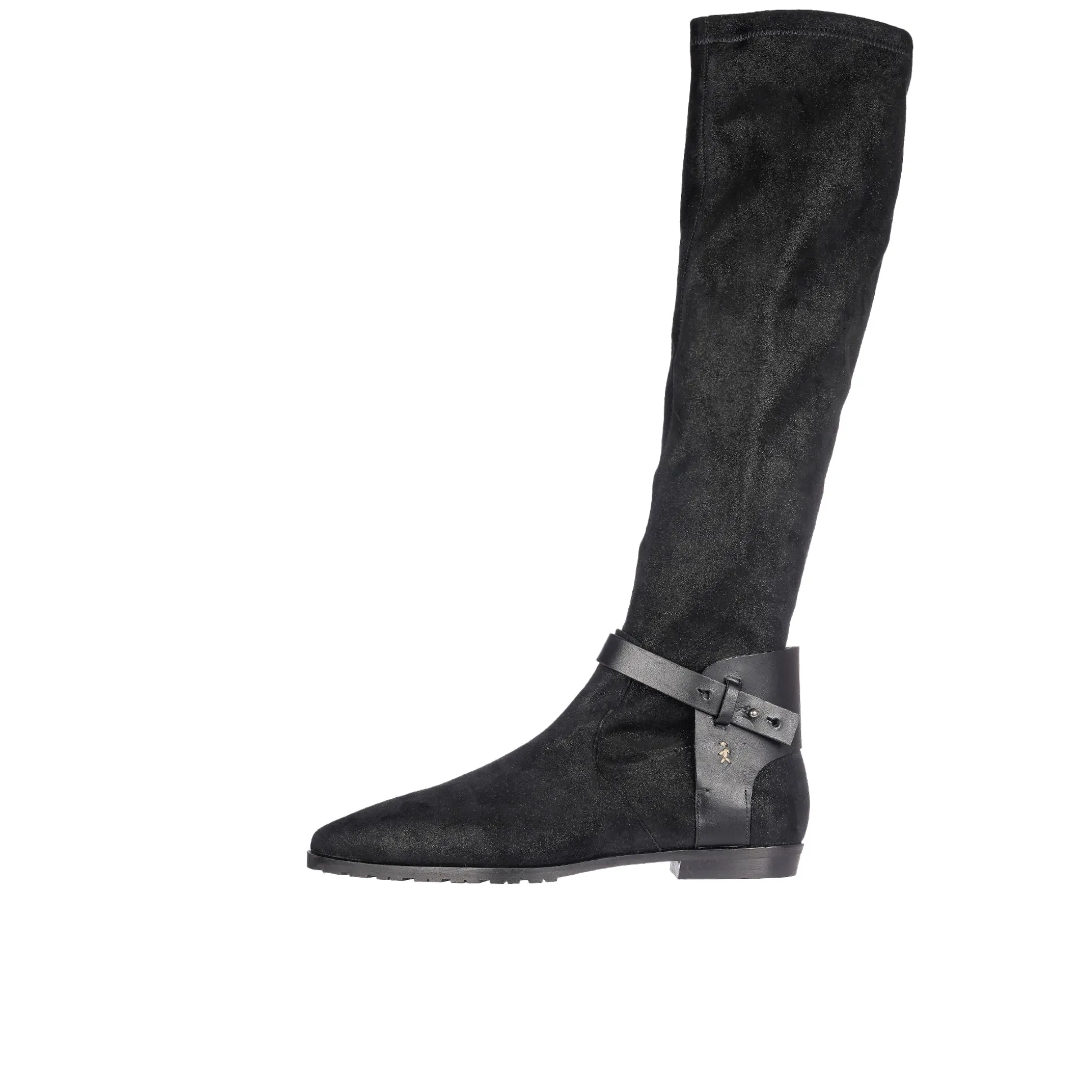 Knee Boot Stretch Stellare Black