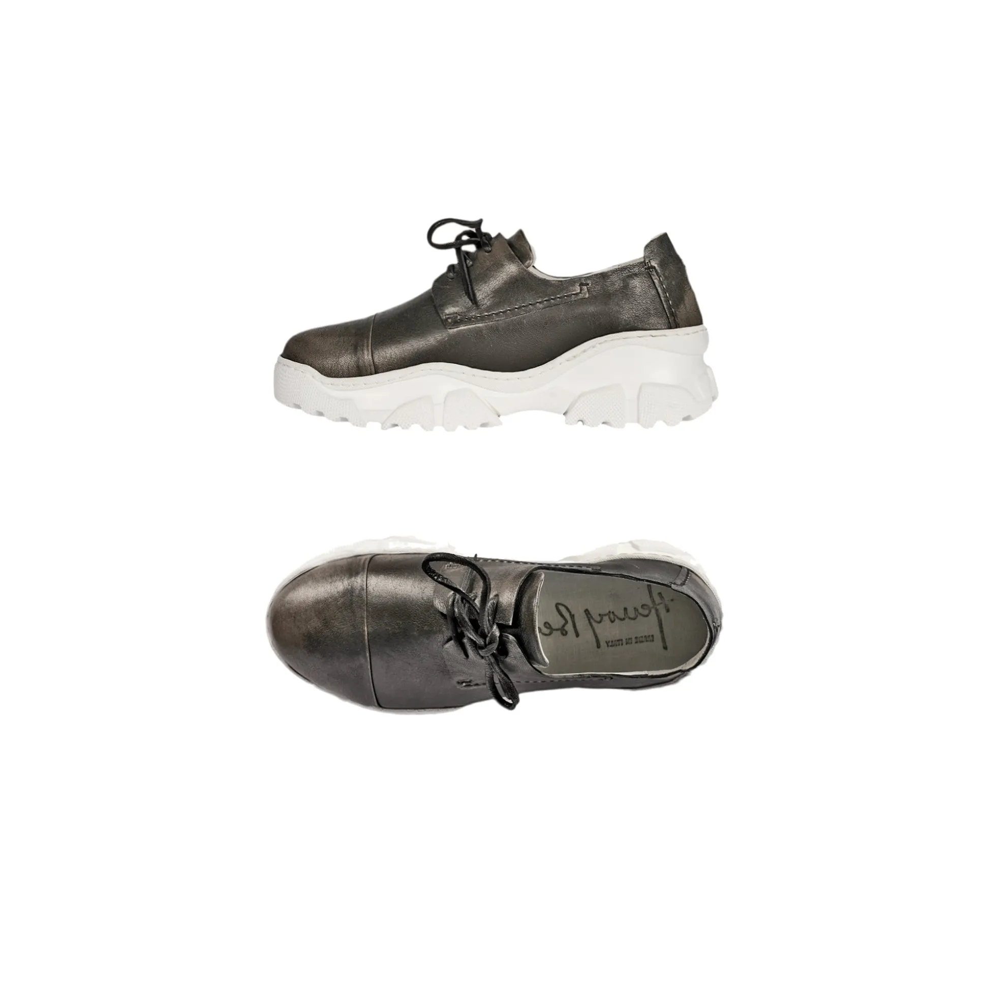 Lace Up Shoe Sfumato Anthracite