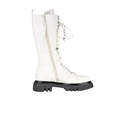 Lace-up Boot Old Iron White