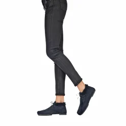 Lace-Up Shearling High Loafer