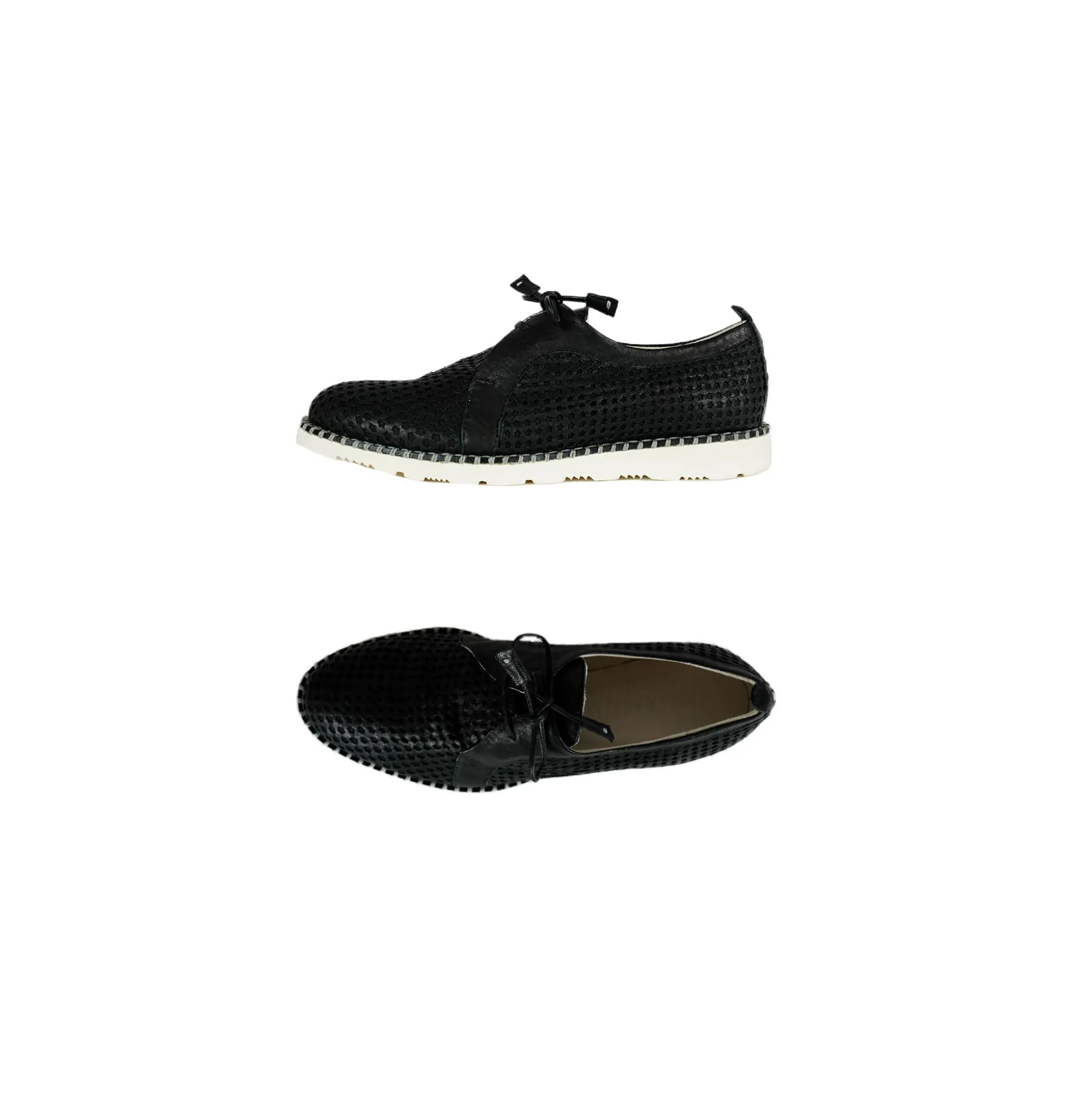 Lace-Up Shoes Star Washed Black