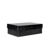 Leather Box Perline L Black