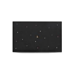 Leather Box Perline L Black