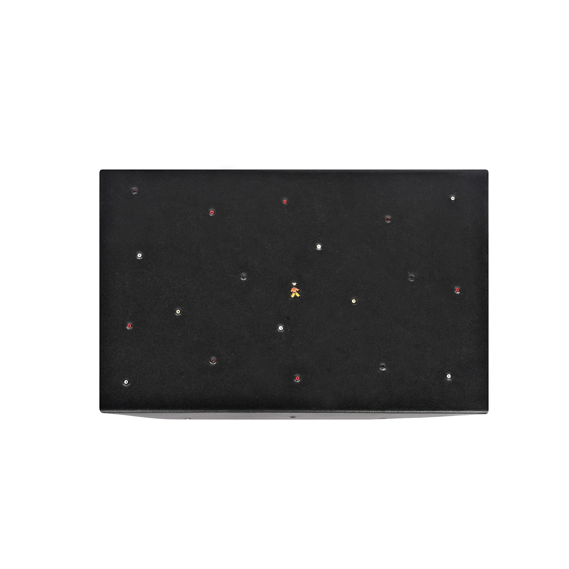 Leather Box Perline L Black