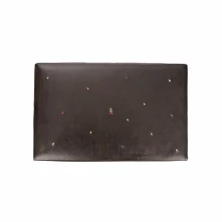 Leather Box Perline L Ebony