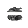 Man Sandal Intreccio 3D Black