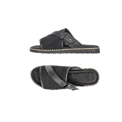 Man Slipper Mesh Black