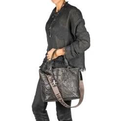 Melodie Coulisse L HB Stropicciato Black