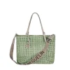 Minerva Shopping M HB Intreccio Crochet Agave Green